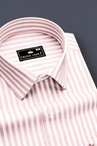 Cream Strip Shirt 200x300